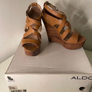 Brown Aldo Wedges